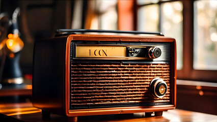 Old, Old radio, Radio, Old radio with modern technology old radio isolated on white background, HD...