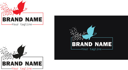 Obraz premium New simple and modern Butterfly LOGO .