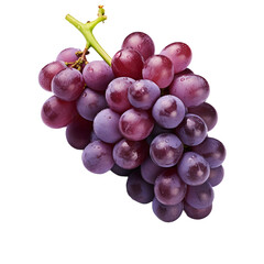 Grapes isolated on transparent background