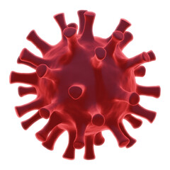 3d render of flu or virus for epidemic disease