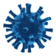 3d render of flu or virus for epidemic disease