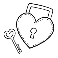 key to heart