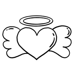 heart in the form of a heart