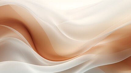 Obraz premium Dynamic Vector Background of transparent Shapes in light brown and white Colors. Modern Presentation Template