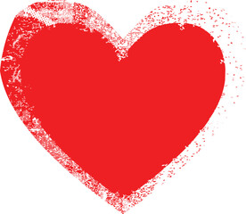 Glitch distorted heart shape . Minimal art design . Noise destroyed heart logo . Trendy defect error shapes . Glitched frame .Broken effect . Grunge texture . Distress effect .vector