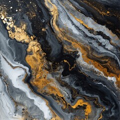 Obraz premium Gray, gold marble stone texture
