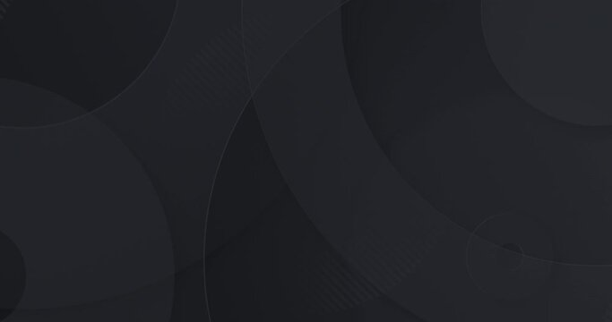 4k Abstract luxury black gradient backgrounds with grey metallic striped grid. Geometric grunge graphic motion animation. Seamless looped dark backdrop. Simple elegant universal minimal BG Round frame