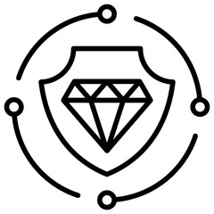 Corporate Values Outline Icon