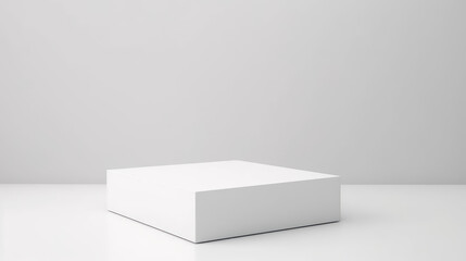Minimal abstract podium for product in minimalist style with copy space - obrazy, fototapety, plakaty