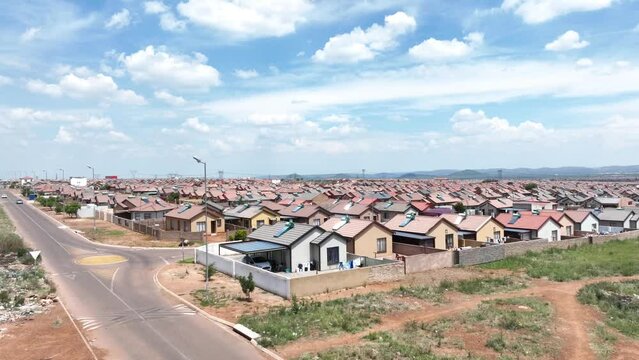 Developed african township south africa