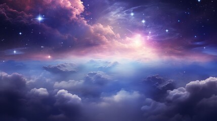 Obraz na płótnie Canvas Celestial Dreams: Nebulas and Stardust