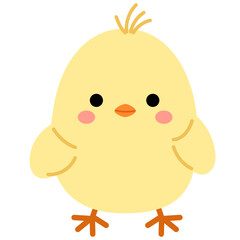 Little cute hand drawn chicks