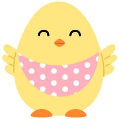 Little cute hand drawn chicks