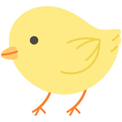 Little cute hand drawn chicks