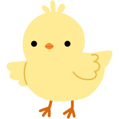 Little cute hand drawn chicks