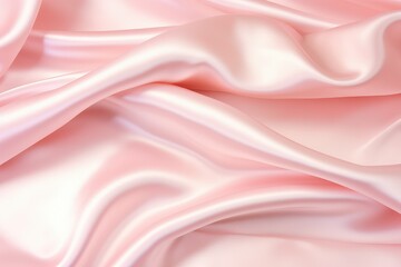 Fototapeta premium Shiny smooth golden luxury. Abstract pink curve and wave. Pink decorative background with copy space. Backdrop for design card, poster, banner for award, reward, Christmas, birthday, wedding