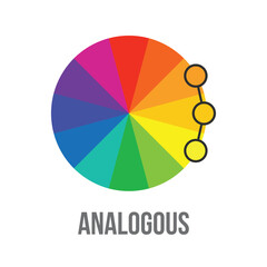 Hue Tint Shade triangle color icon