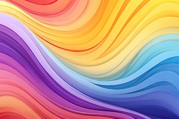 Obraz premium Abstract bright colorful swirl wave background. Modern psychedelic fluid gradient texture. Retro design template for poster, banner, brochure, flyer, cover