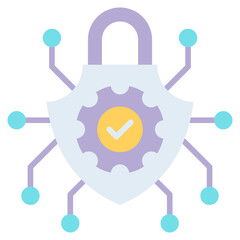 Secure Network Flat Icon