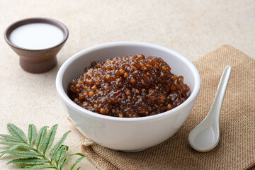 Sago with Coconut Milk.