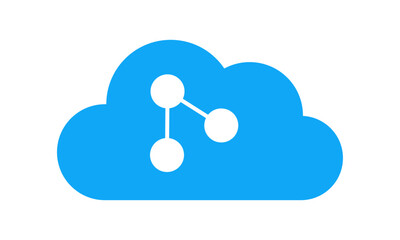 Internet data computing sign for technology company