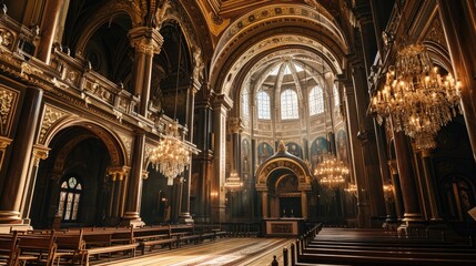 Obraz premium Classic Synagogue Structure