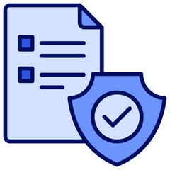 Regulatory Compliance Blue Icon