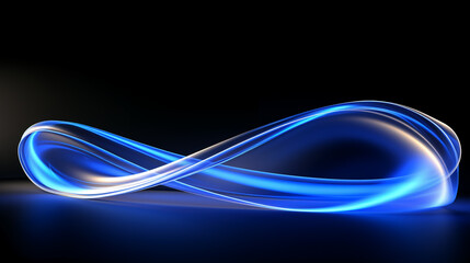 Naklejka premium abstract colorful glowing wavy perspective with fractals and curves background 16:9 widescreen wallpapers