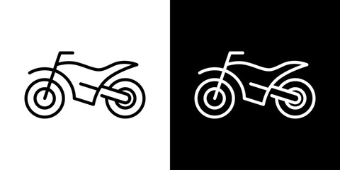 Fototapeta premium バイクアイコン