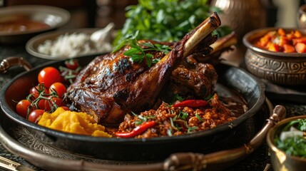 Traditional Lamb Dish for Eid al-Adha