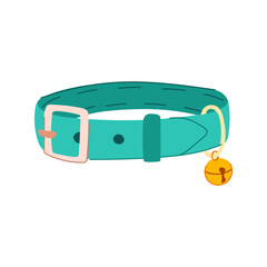 dog pet collar cartoon. cat animal, tag puppy, leather doggy dog pet collar sign. isolated symbol vector illustration