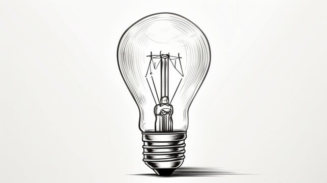 recommend clip art: Vintage Hand-Drawn Light Bulb Illustration: Retro Graphic Design with Detailed Engraving Sketch, Inspiring Creative Ideas and Conceptual Innovation.