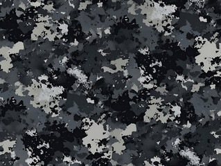 black and white background with copy space in the form of military camouflage