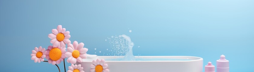 spa banner toy colorful