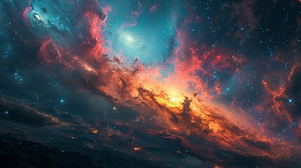 Fototapeta premium Mathematical Physical Formulas Against Background, Background Banner HD