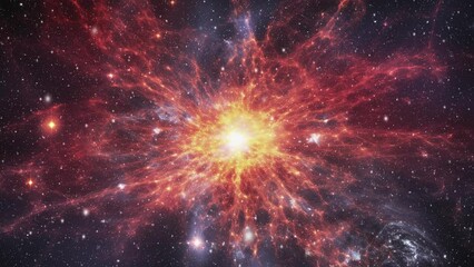 The hot universe after the Big Bang.