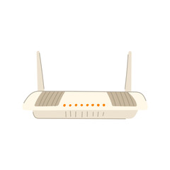 network router cartoon. ethernet home, gateway switch, table net network router sign. isolated symbol vector illustration