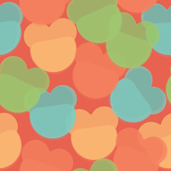 Pandas seamless pattern.