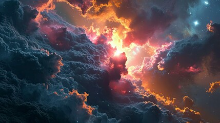 Mysterious Universe Space Nebula Elements This, Background Banner HD