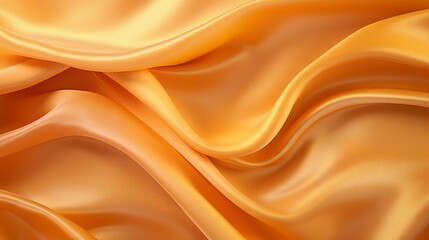 Obraz premium Luxurious Orange Cloth Background with Elegant Gold Texture - Modern Interior Decor for Stylish Living Spaces, Close-up Macro Detail for Fashion and Art