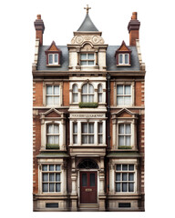 Fototapeta na wymiar Detailed model of a Victorian Era House from London 