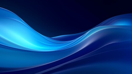 Abstract Blue Background - AI Generated

