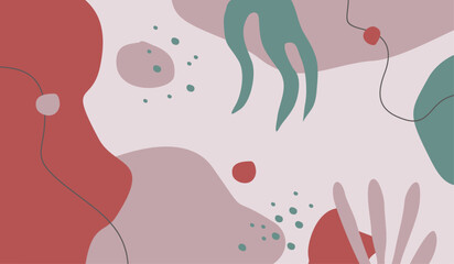 Hand drawn soft earth tones background