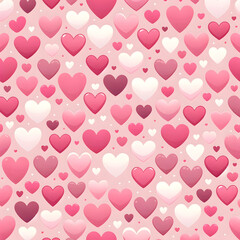 seamless pattern with hearts