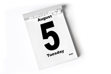 5 . August 2025