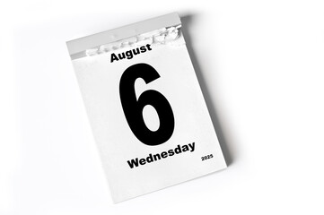 6 . August 2025