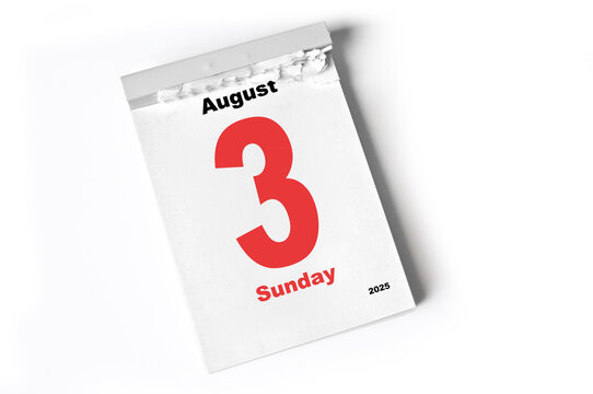 3 . August 2025