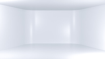 Fototapeta premium White minimalistic abstract background. 3d illustration
