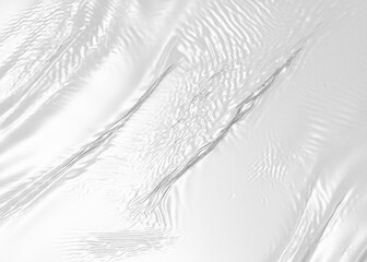 White plastic film wrap texture background