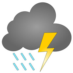 cloud and lightning